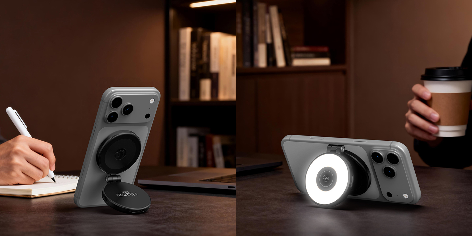 Lampa LED Ulanzi LM21 - WB (2500 K - 8000 K) - czarna